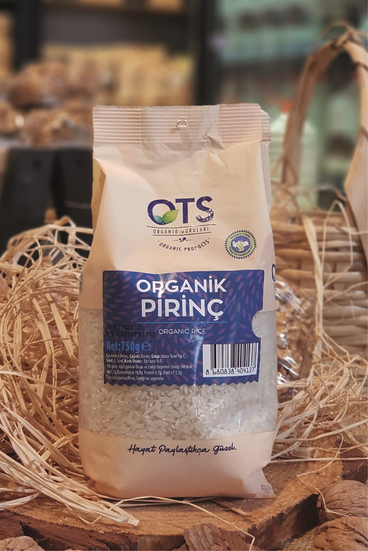 Organik Pirinç Ots 750Gr