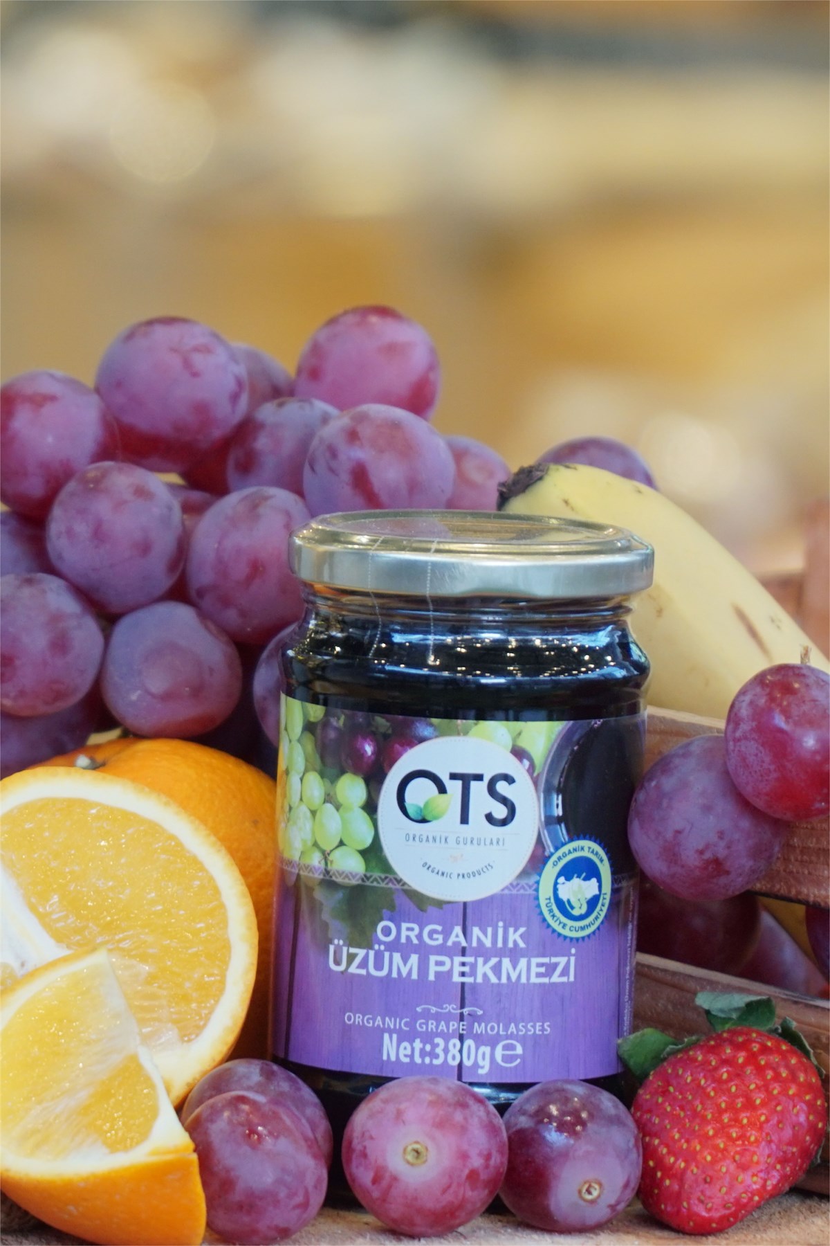 Organik Üzüm Pekmezi 380gr OTS