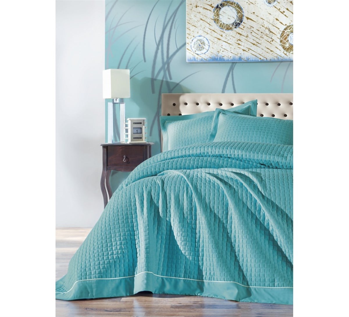 COTTON BOX DİAMOND KAPİTONELİ YATAK ÖRTÜSÜ Ç.K. 