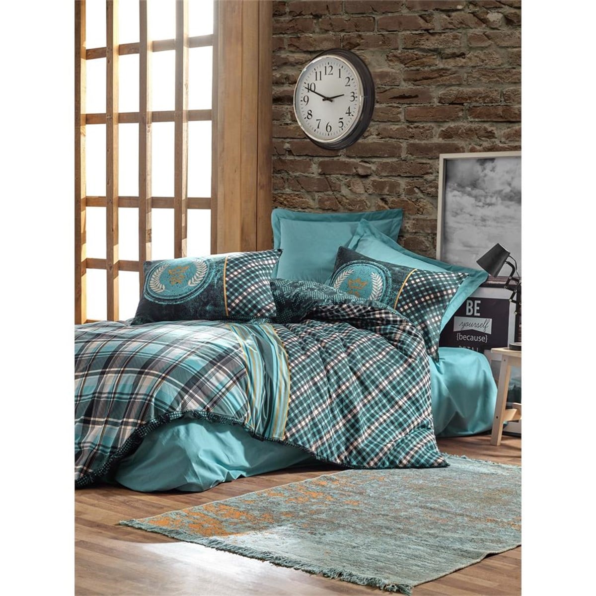 COTTON BOX NEVRESİM TAKIMI MASCULİNE T.K.ENRİCO PETROL