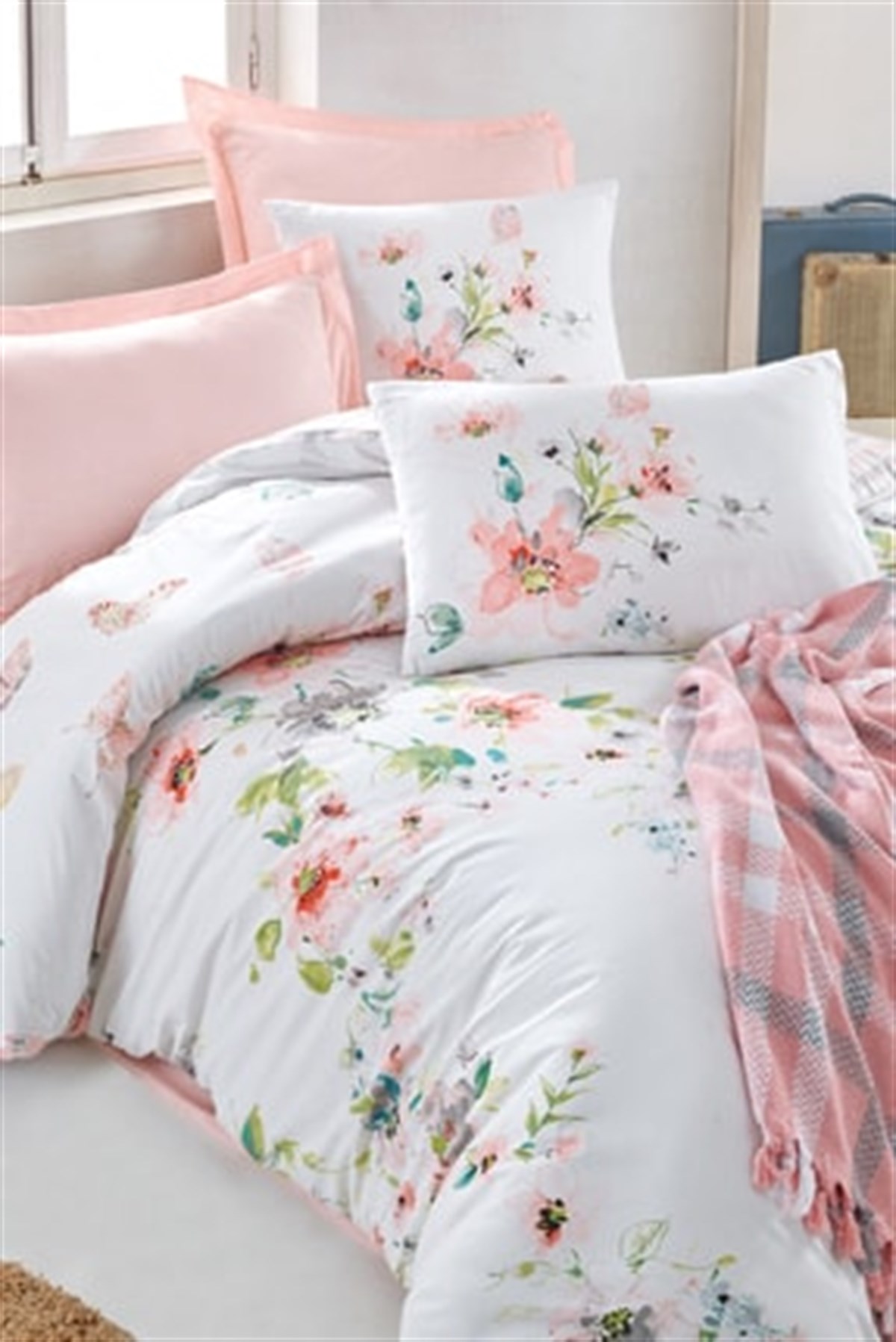 COTTON BOX PİKELİ NEVRESİM TAKIMI Ç.K.VANESSA PEMBE 