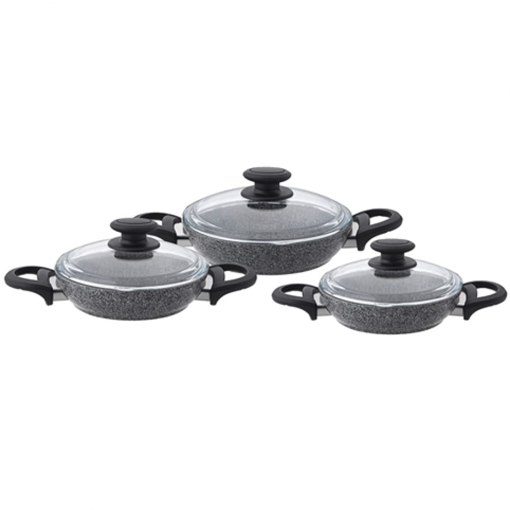 EMSAN TİTANGRANİT 3 LÜ SAHAN SET GRİ 