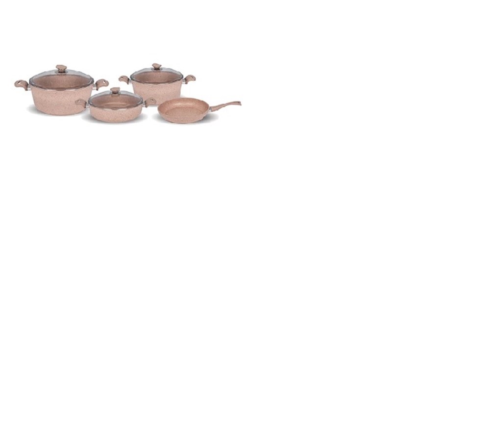 FMS 7 PARÇA GRANİT TENCERE SET 5004 GRI