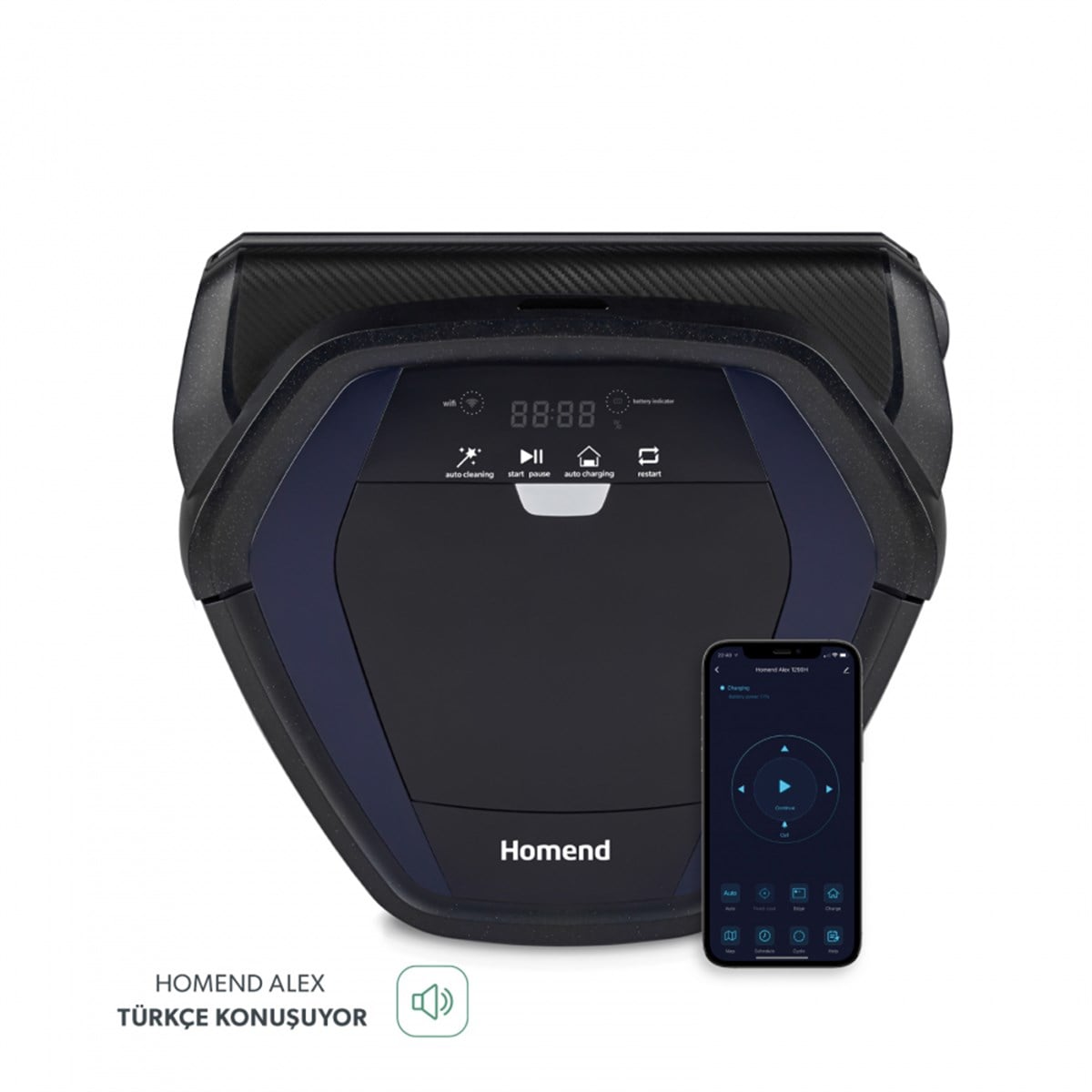 HOMEND ALEX 1280H AKILLI ROBOT SÜPÜRGE 