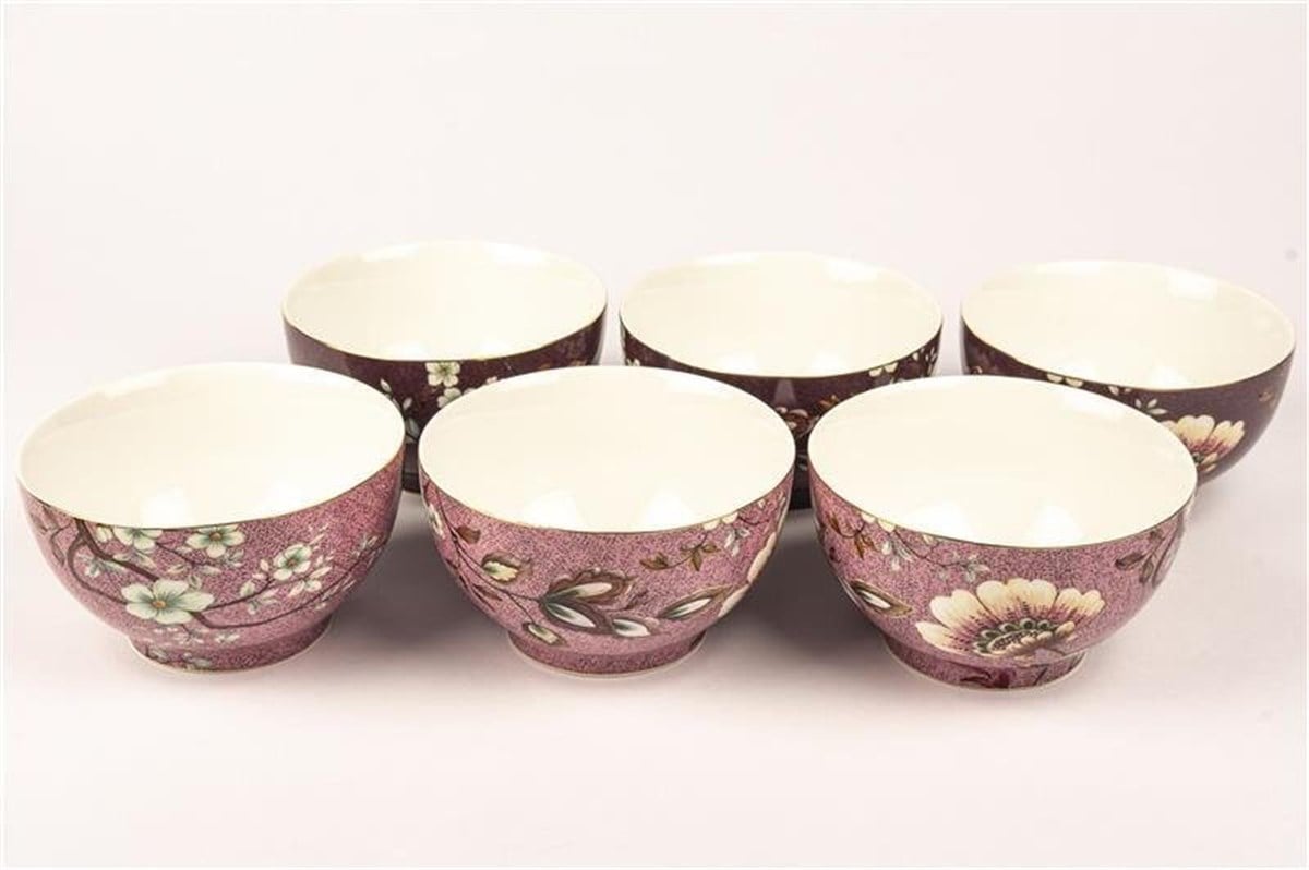 MİKASA DE16.885788 PEONY PİNK 6 LI KASE 13 CM 