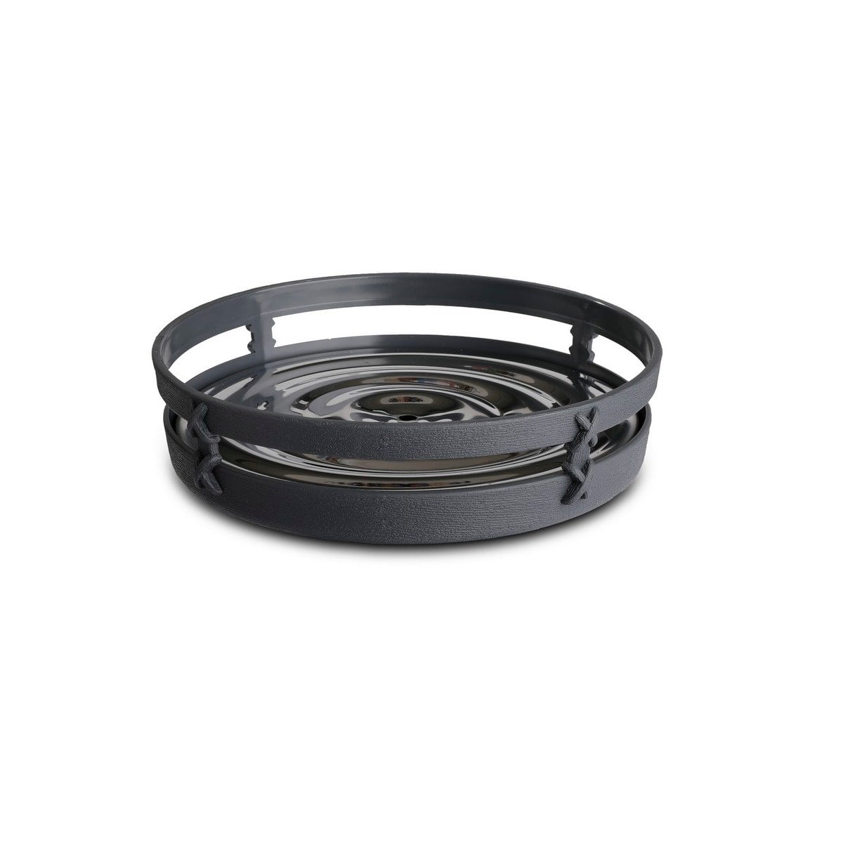 PRİMANOVA PALM KATI SABUNLUK GRİ M-E58-07 