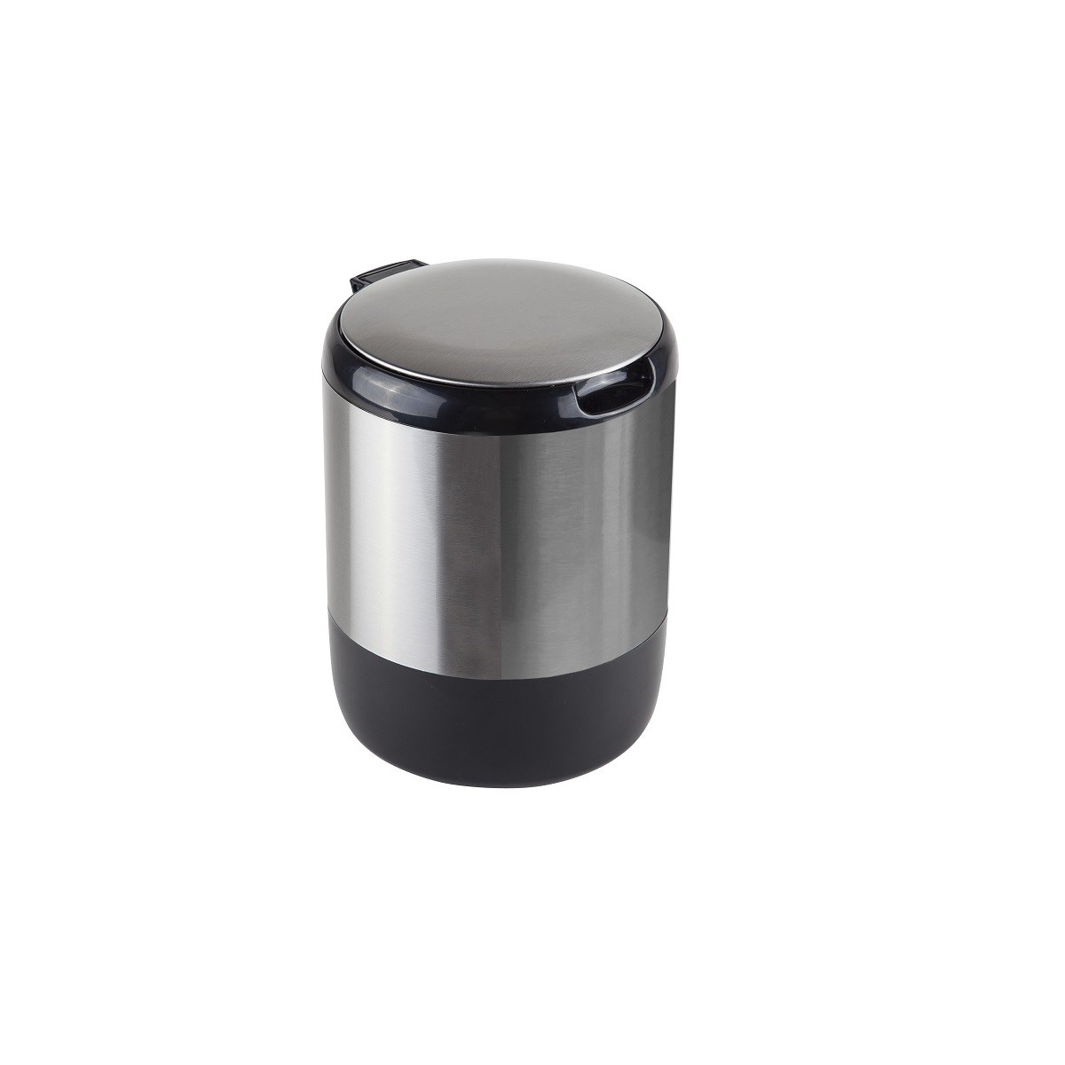 PRİMANOVA PASİFİK 3 LT ÇÖP KOVASI PLASTİK KAPAKLI SİYAH M-E29-06-P 