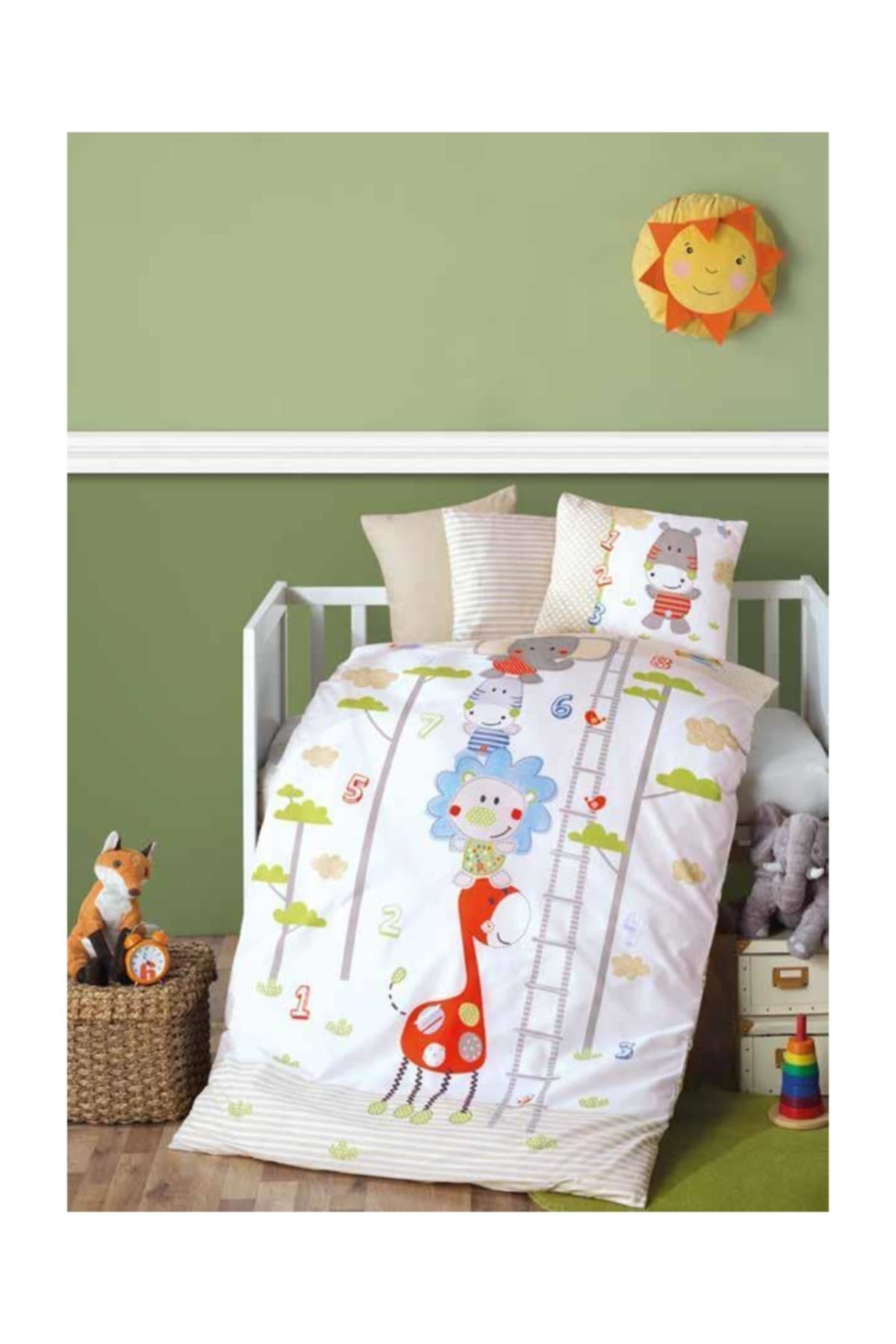 SOLEY NEVRESİM TAKIMI RANFORCE BEBEK ANİMALS 