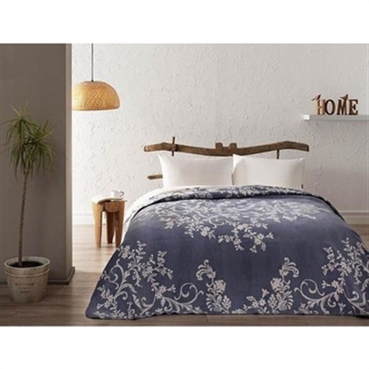 TAÇ BATTANİYE PAMUK 200*220 ANİSSA MAVİ