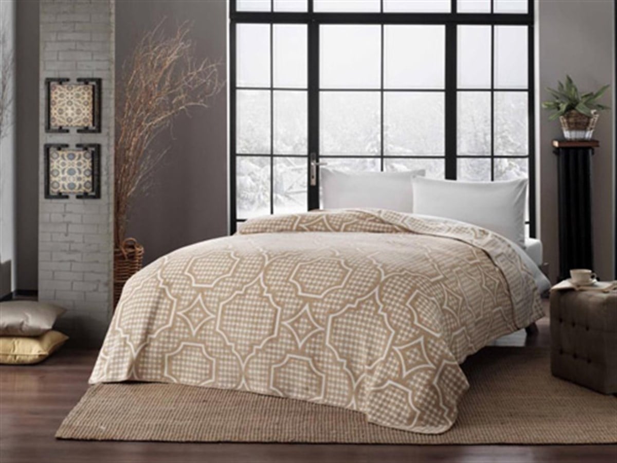 TAÇ BATTANİYE PAMUK 200*220 EVANA CAPPİCİNO