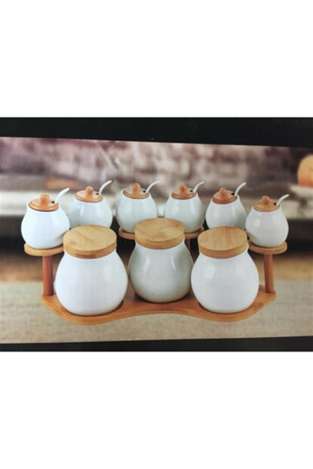 ACAR 10431 BAMBU STANDLI 9 LU BAHARAT SET 