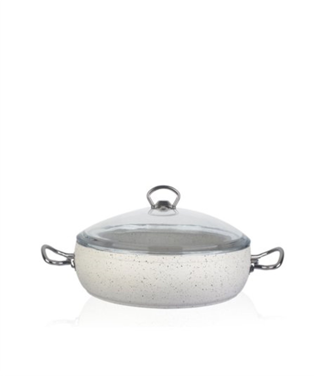 ACAR GALA 30 CM WHİTE KARNIYARIK TENCERE 