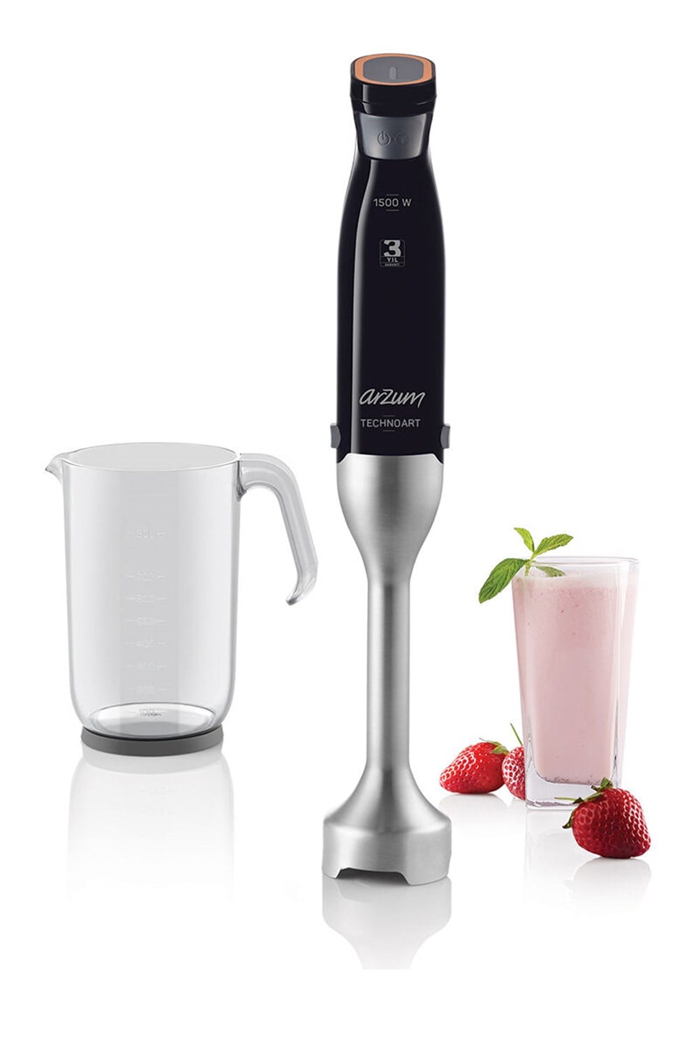 ARZUM AR 1052 TECHNOART EL BLENDER SİYAH
