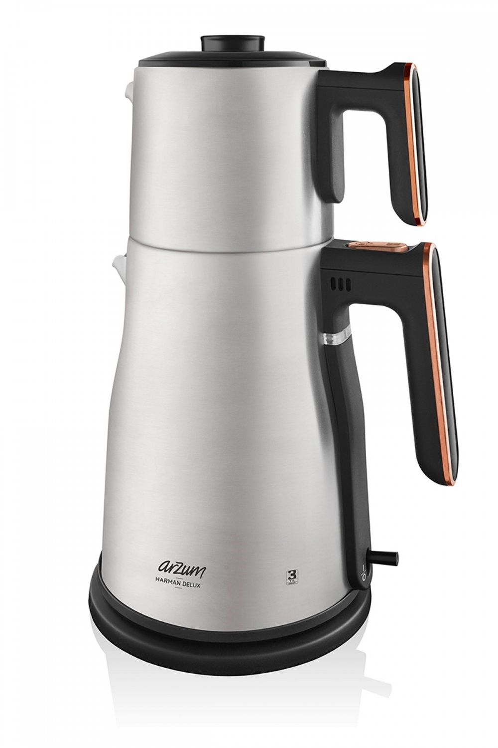 ARZUM AR 3059 HARMAN DELÜX ÇAY MAKİNESİ İNOX