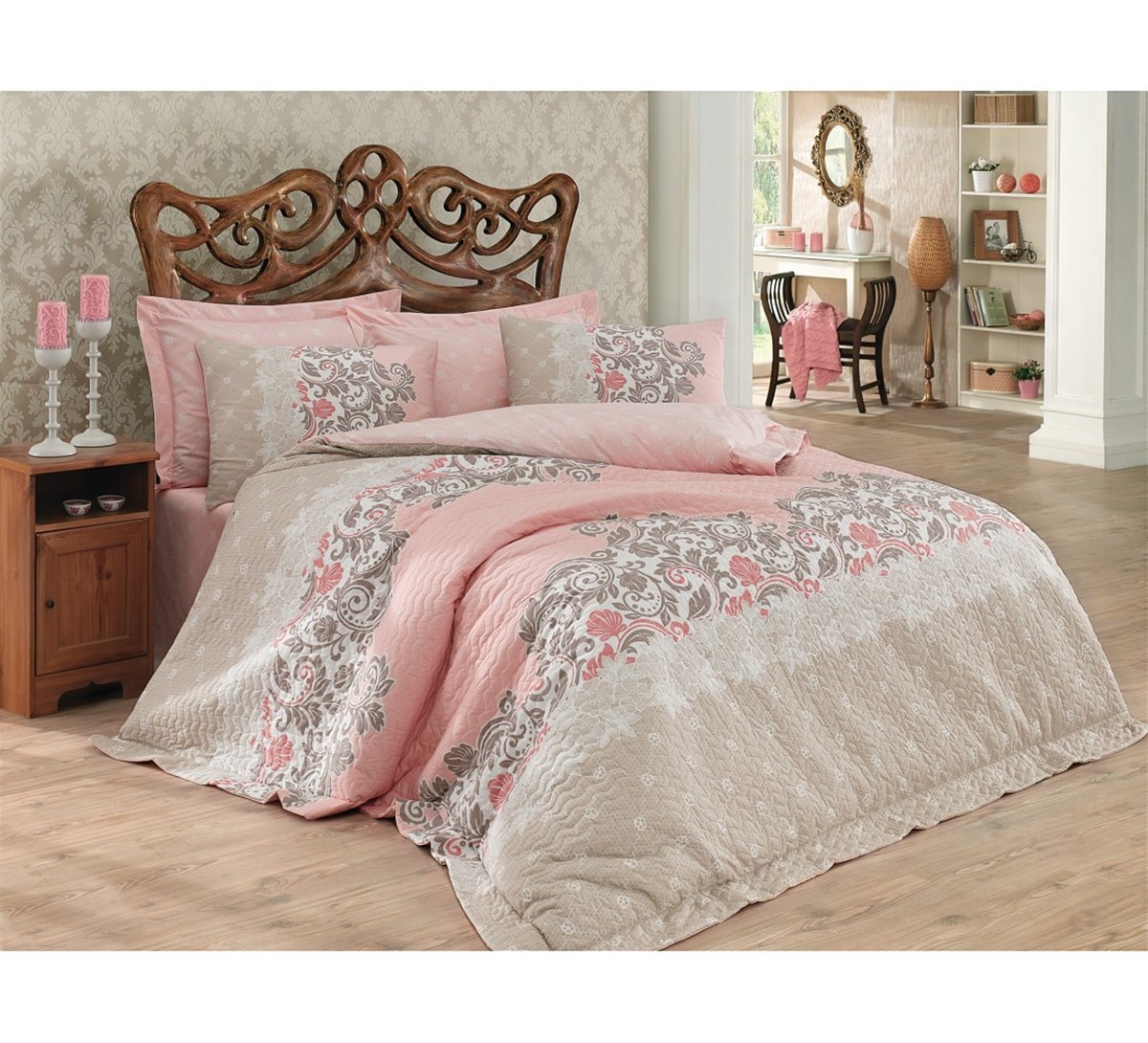 COTTON BOX COMPLETE SET T.K.MEGAN BEJ 