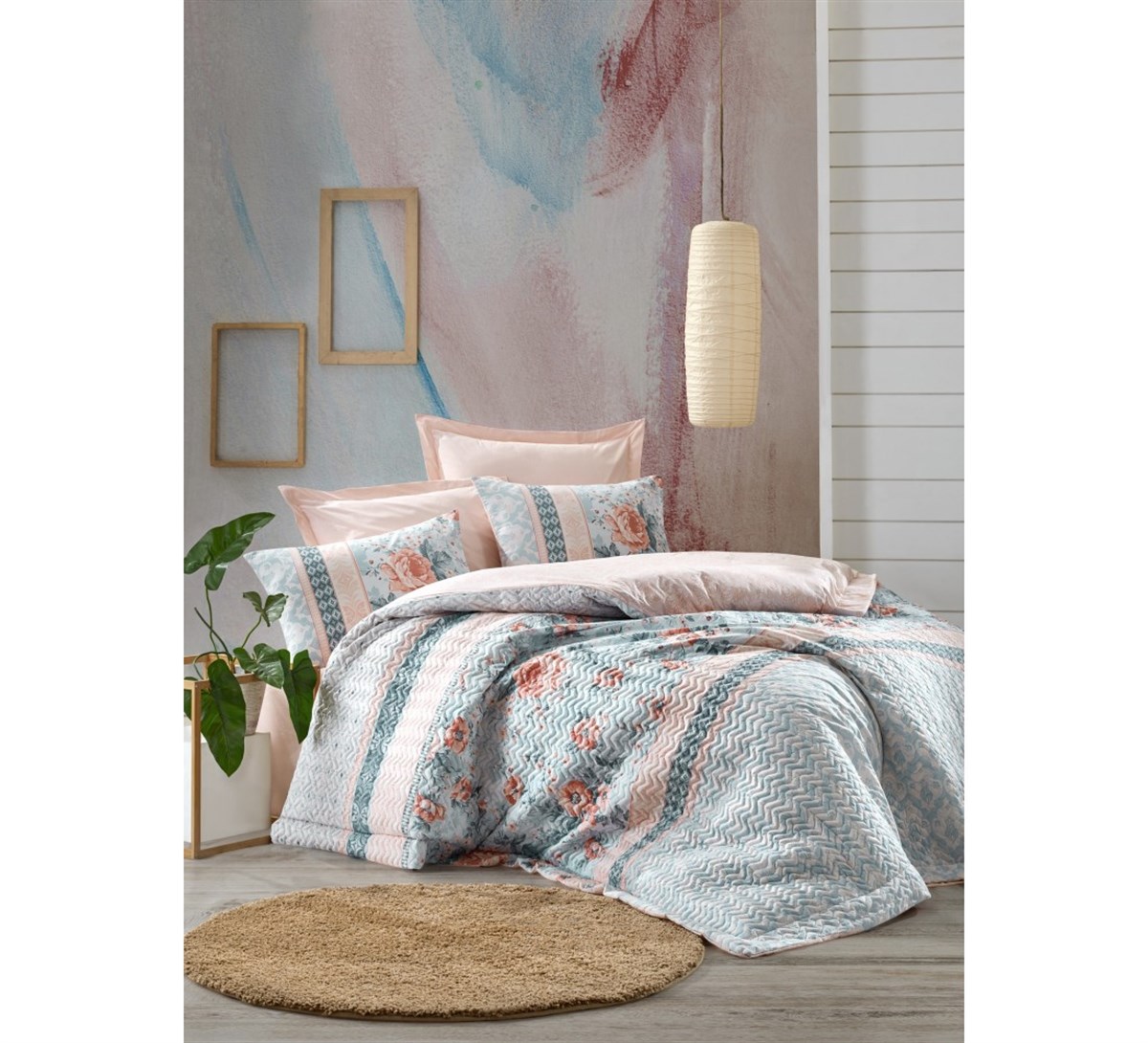 COTTON BOX COMPLETE TAKIMI RANFORCE Ç.K.LİLLY PEMBE 