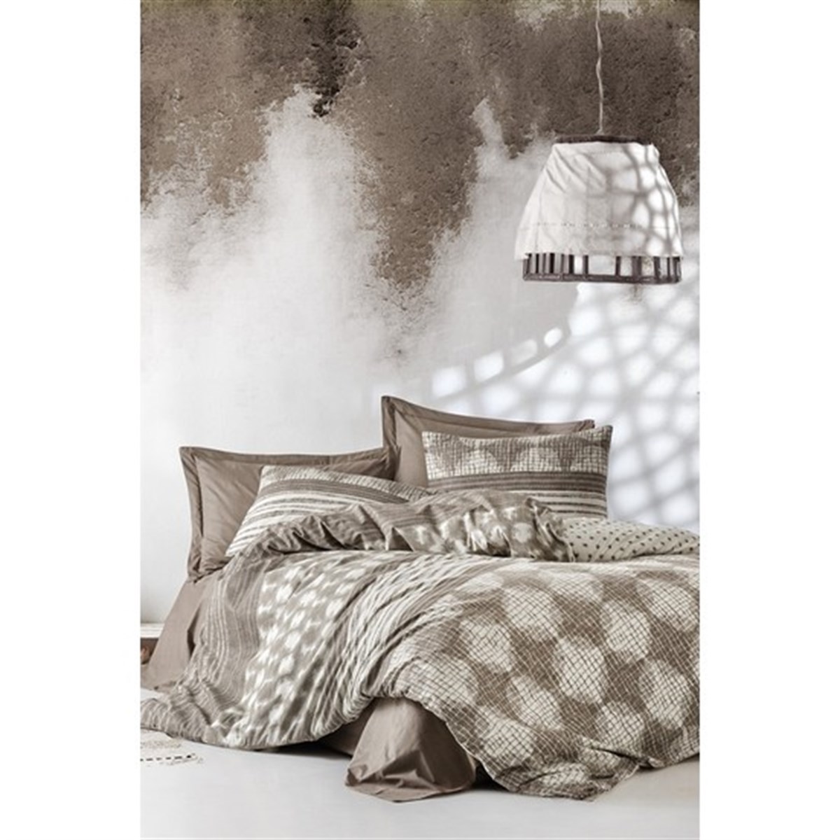 COTTON BOX NEVRESİM TAKIMI TOPRAK Ç.K.TİNA KAHVERENGİ
