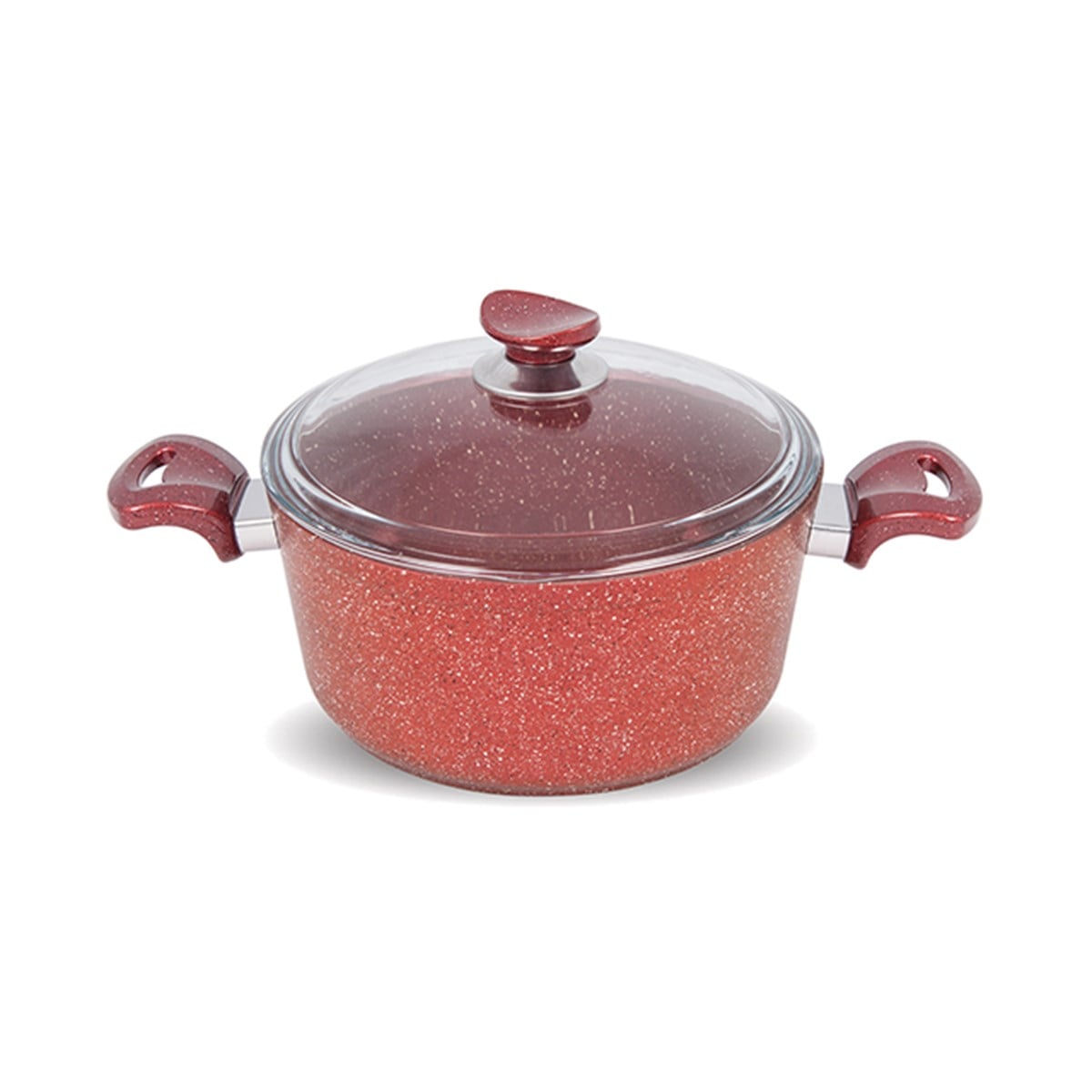 FMS GRANİT LÜX DERİN TENCERE 26 CM 1005 SİYAH METAL