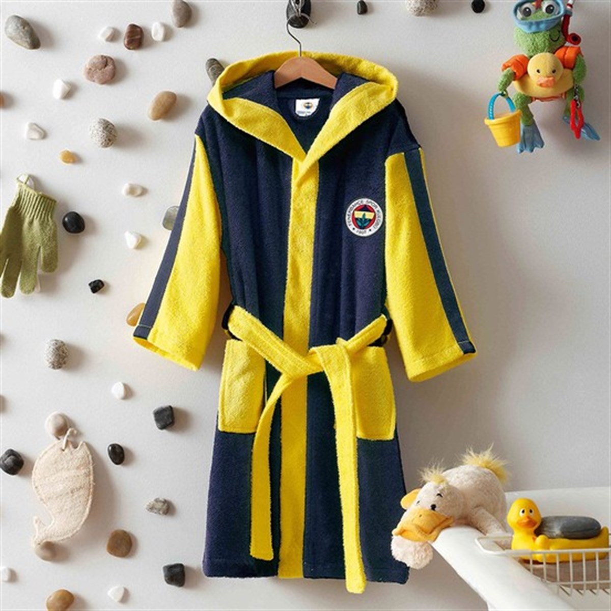TAÇ BORNOZ (6-8 YAŞ) FENERBAHÇE LOGO 