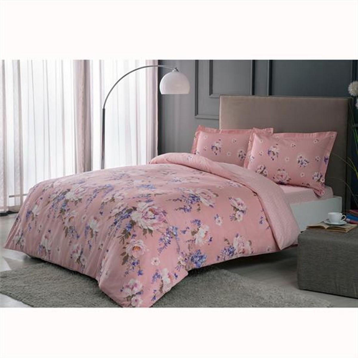 TAÇ NEVRESİM TAKIMI SATEN Ç.K.RAİN PEMBE