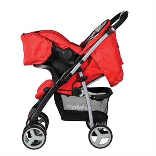 CRYSTAL BABY BEBEK ARABASI 800 OLİVERA KIRMIZI 