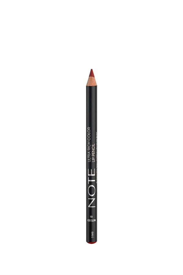 Note Ultra Rich Color Lip Pencil 06 Note Red Dudak Kalemi - Kırmızı-40110180