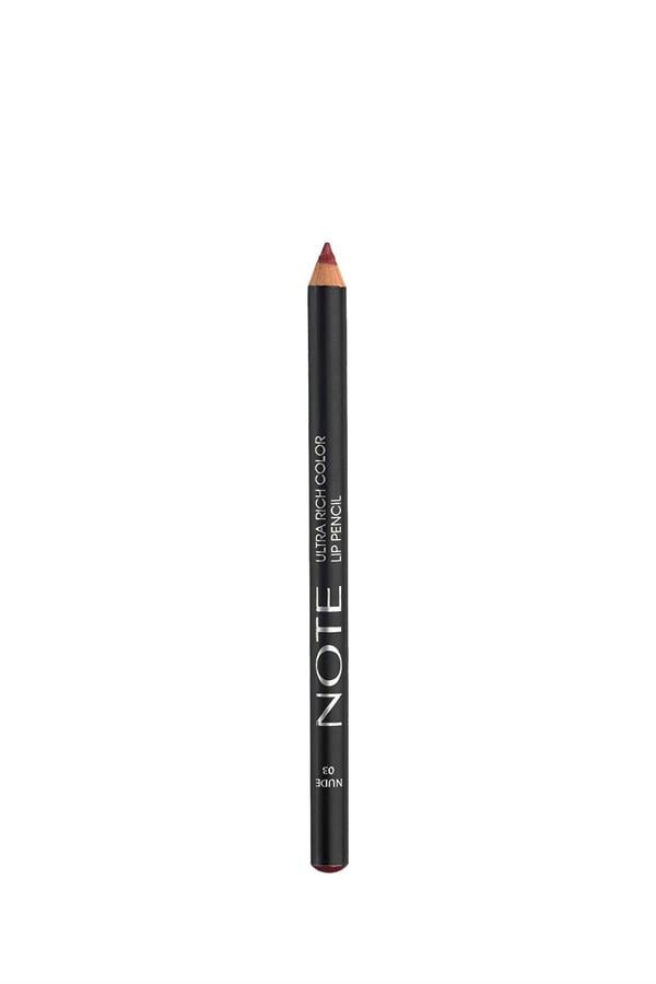 Note Ultra Rich Color Lip Pencil 03 Nude Dudak Kalemi - Nude-40110180