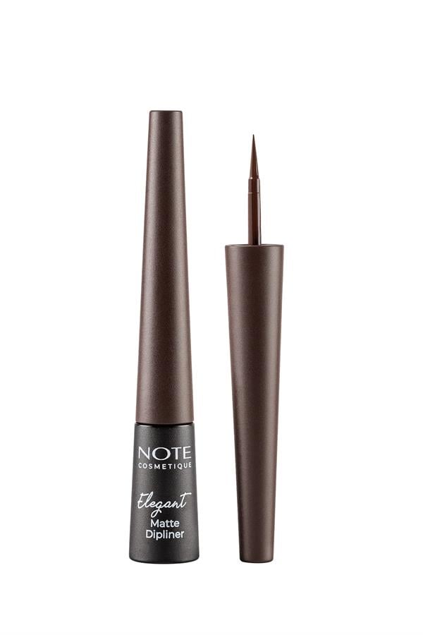 Note Elegant Matte Dipliner Waterproof Kahverengi - 02 Coffee Brown