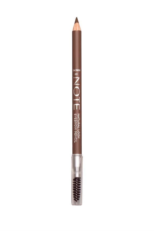 Note Natural Look Eyebrow Pencil 03 Brown Kaş Kalemi - Kahverengi-40110180