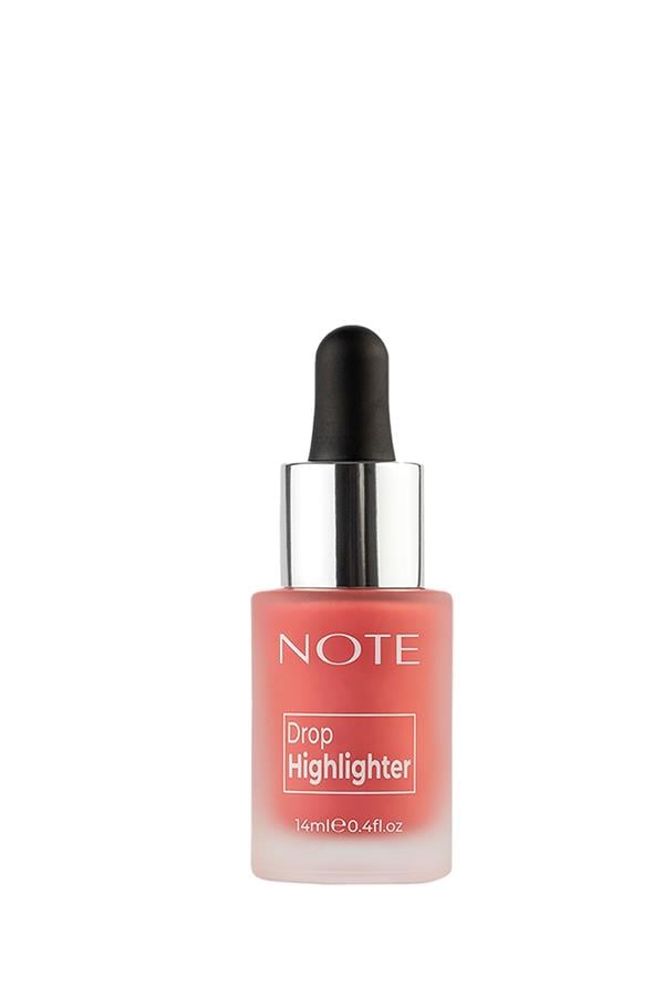 Note Drop Highlighter 01 Pearl Rose Işıltılı Likit Aydınlatıcı