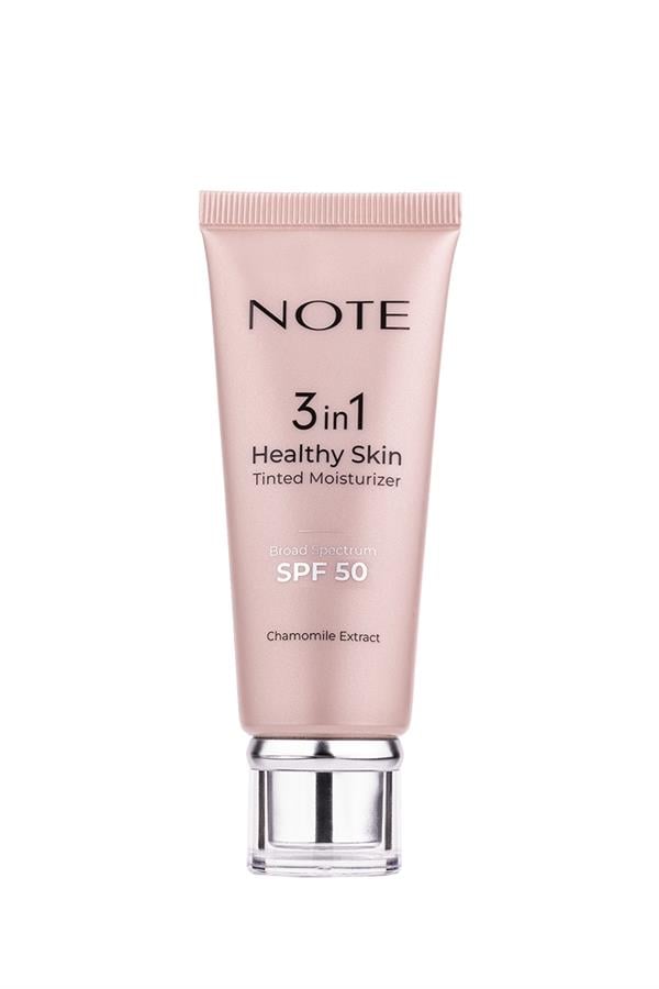 Note 3 in 1 Healthy Skin Tinted Moisturizer 50 SPF Renk Ton Eşitleyici Aydınlatıcı Krem