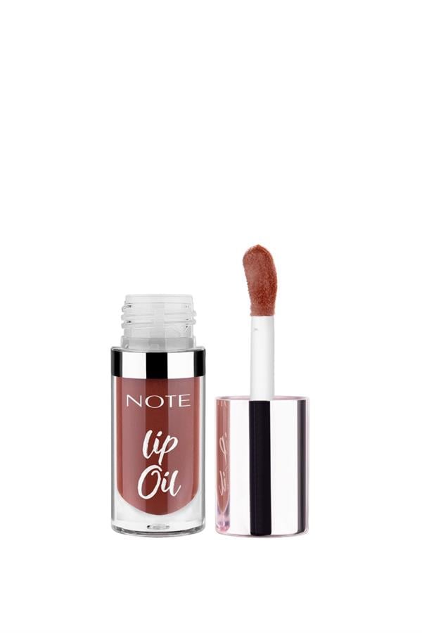 Note Lip Oil 60 Mocha Kiss Nemlendirici ve Parlatıcı Dudak Bakım Yağı - Kahverengi
