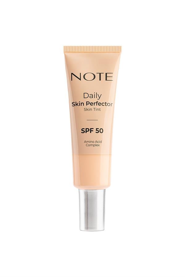 Note Daily Skin Perfector Skin Tint 100 SPF 50 Ton Eşitleyici Doğal Bitişli Renkli Nemlendirici-40110180