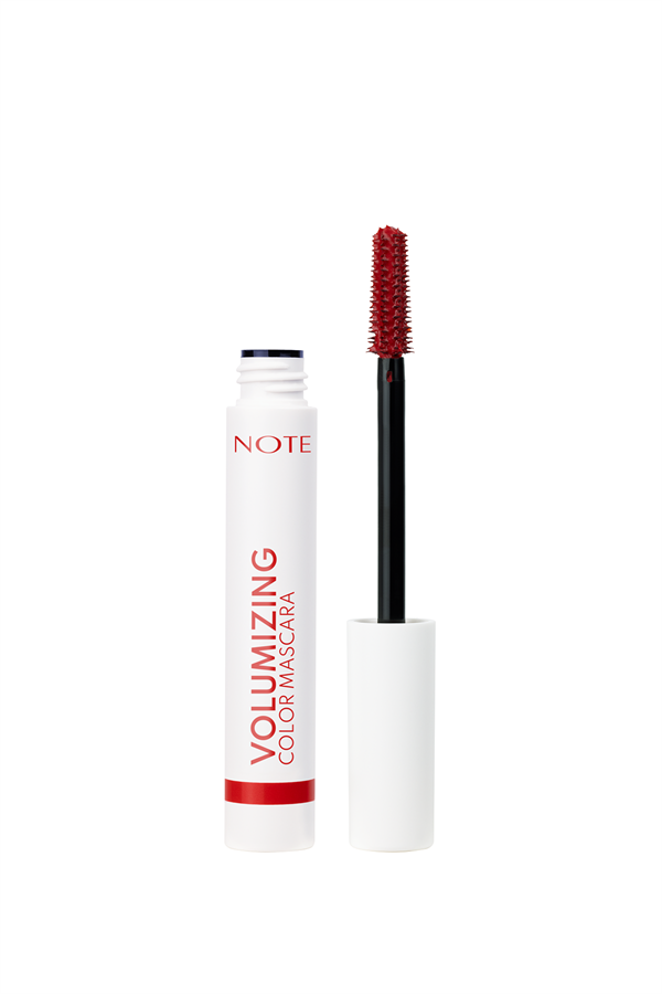 Note Volumizing Color Hacim ve Uzatma Etkili Renkli Maskara - Kırmızı-40110180