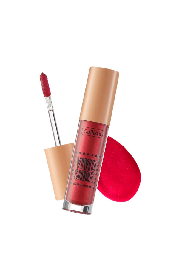 Callista Vivid Shine Lipgloss Nemlendiricili Dudak Parlatıcısı 101 Drop Everything Red - Kırmızı-40110180
