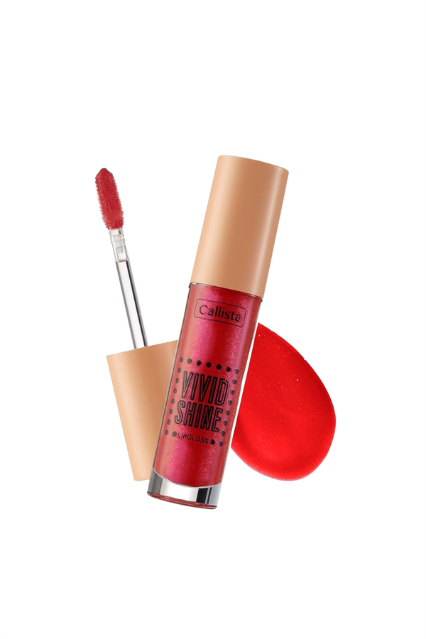 Callista Vivid Shine Lipgloss Nemlendiricili Dudak Parlatıcısı 104 Candy Apple - Kırmızı-40110180