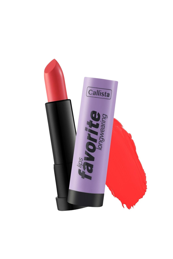 Callista Lips Favorite Longwearing Lipstick Kalıcı Ruj 304 Tangerino - Pembe-40110180