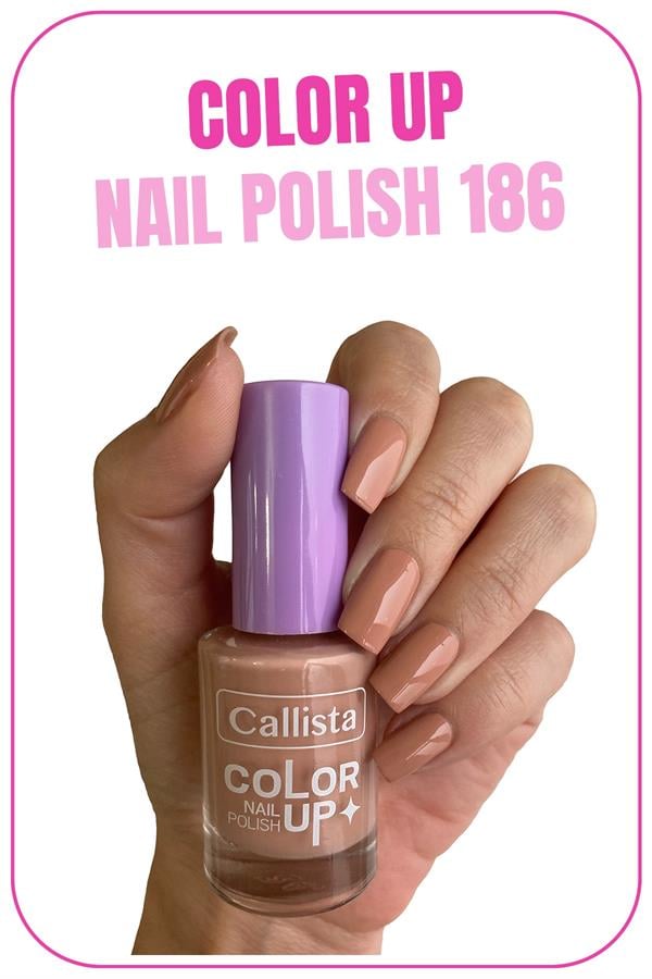 Callista Color Up Nail Polish Oje 186 Nuder Than Nude - Nude