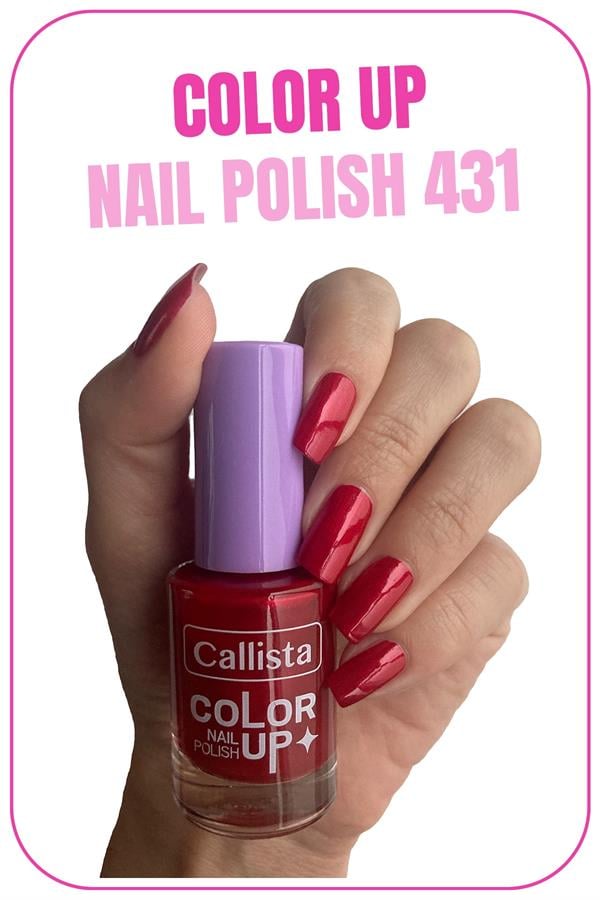 Callista Color Up Nail Polish Oje 431 Velvet Cake Party - Kırmızı-40110180