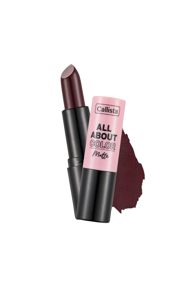 Callista All About Color Matte Lipstick Mat Görünümlü Ruj 510 Midnight Mulberry - Bordo-40110180