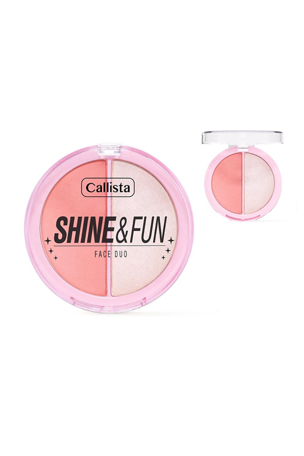 Callista Shine & Fun Face Duo 110 Party Gang Allık & Aydınlatıcı Paleti-40110180