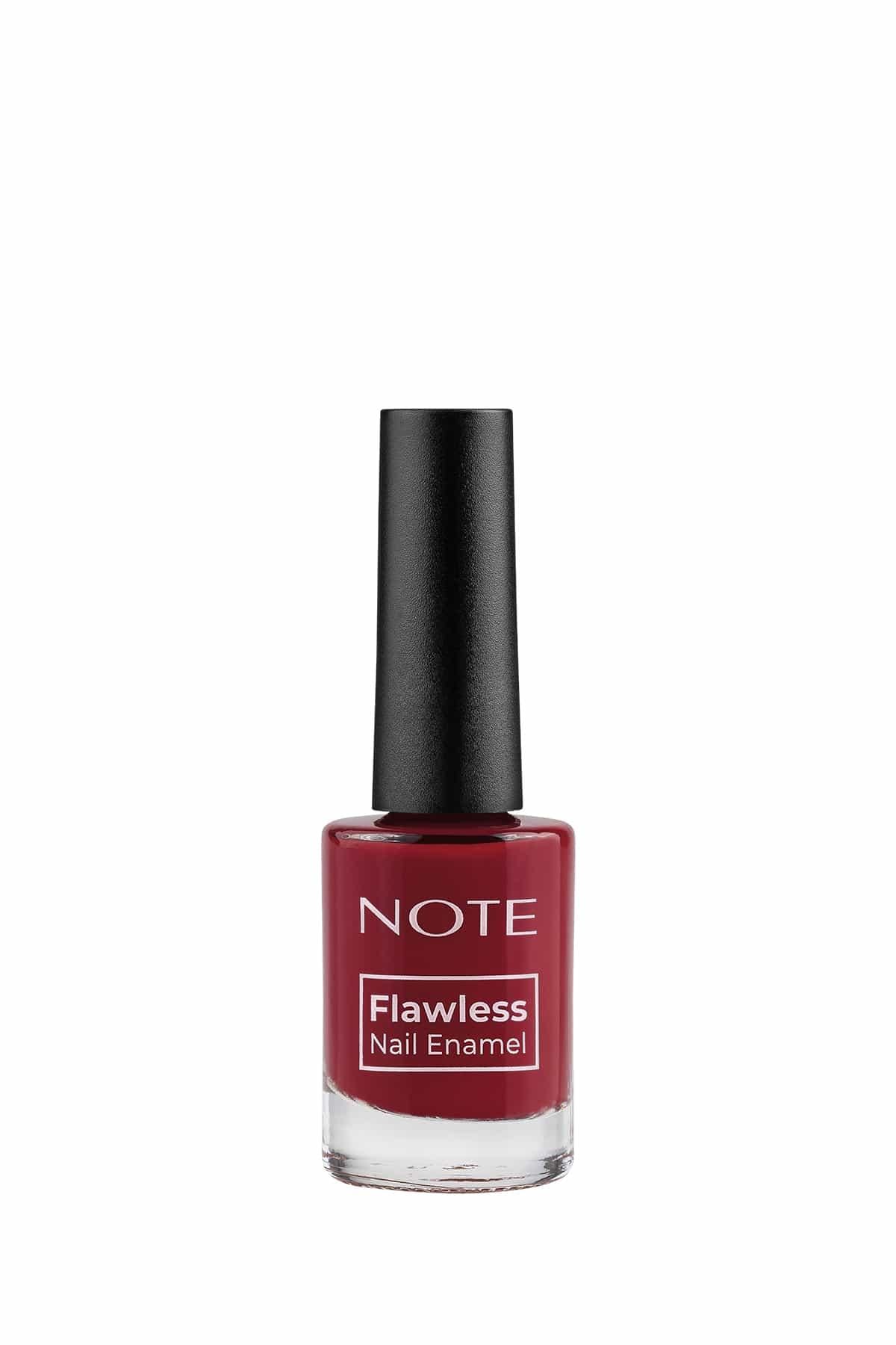 Note Nail Flawless Oje 102 Red Wine - Kırmızı-007.2040