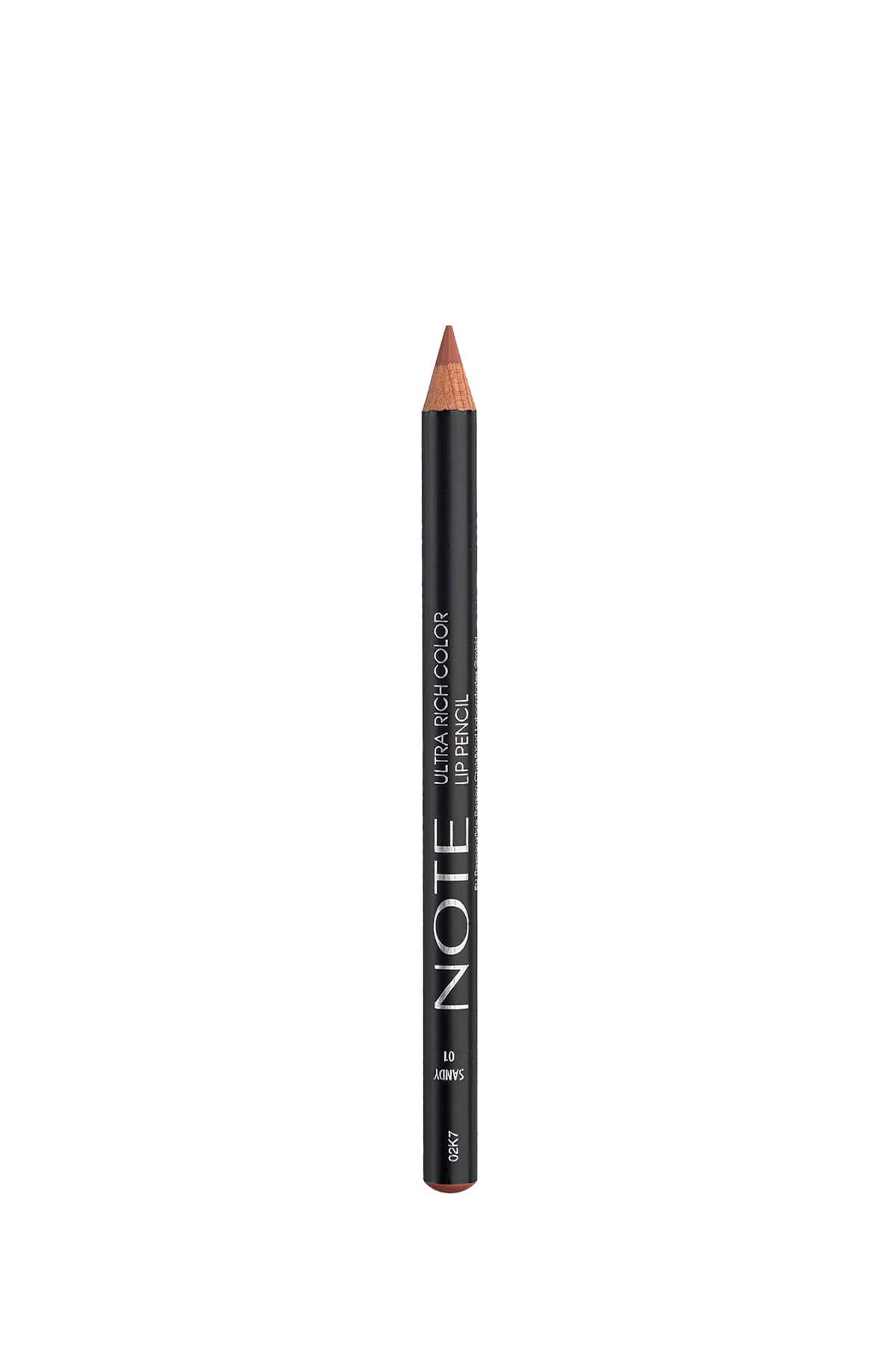 Note Ultra Rich Color Dudak Kalemi 01 Sandy - Nude-007.1187