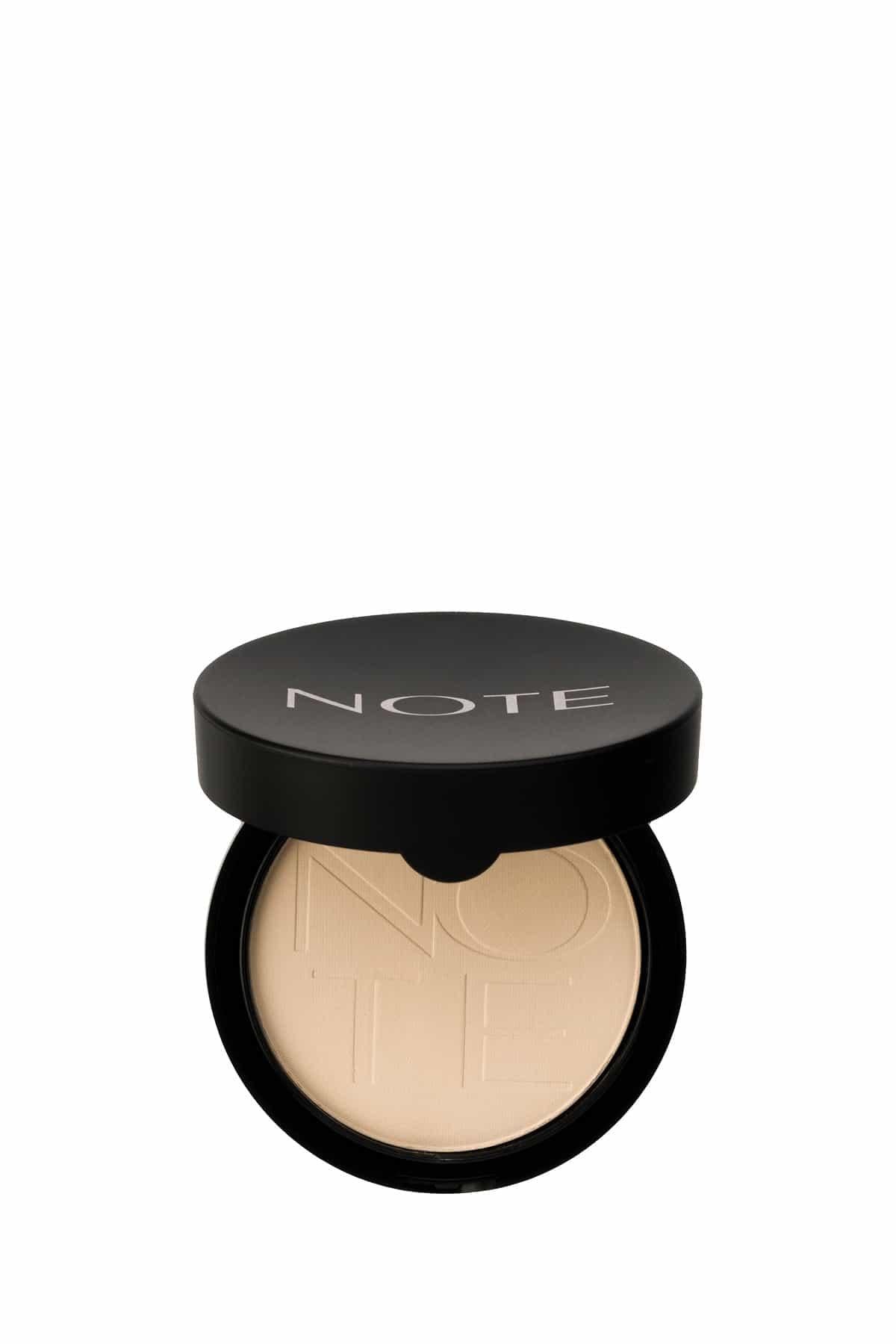 Note Luminous Silk Compact Powder 01 Beige Mat Bitişli Toz Yüz Pudrası Beige-007.1031