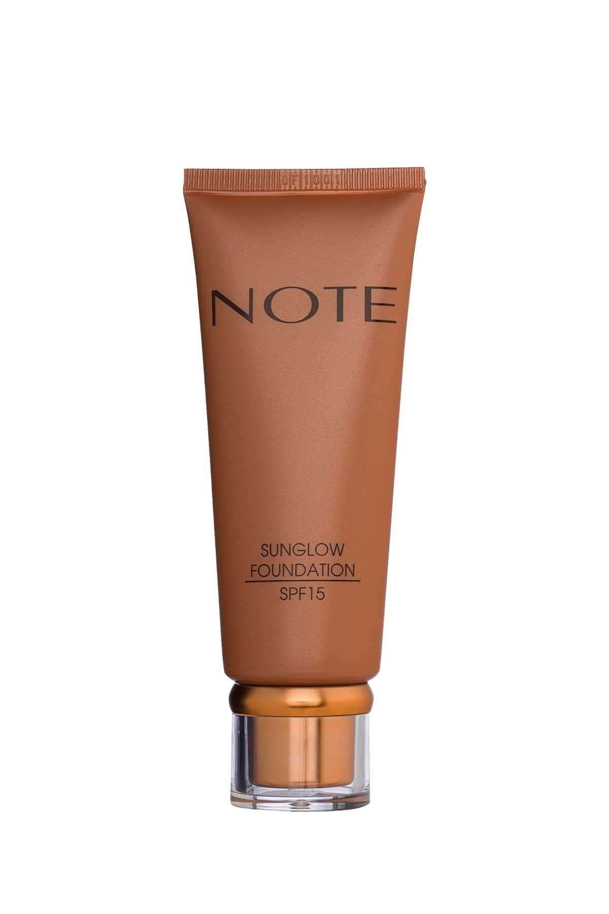 Note Sunglow 10 Işıltılı SPF 15 Bronzlaştırıcı Fondöten-30110556