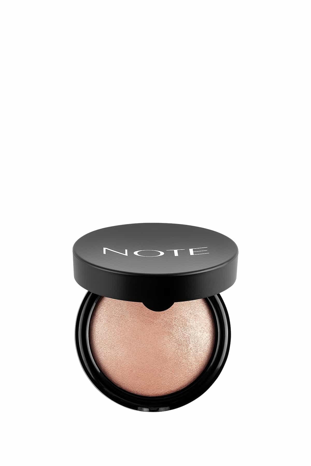 Note Baked Powder 01 Stardust Işıltılı Bitişli Highlighter Toz Yüz Pudrası-30110610
