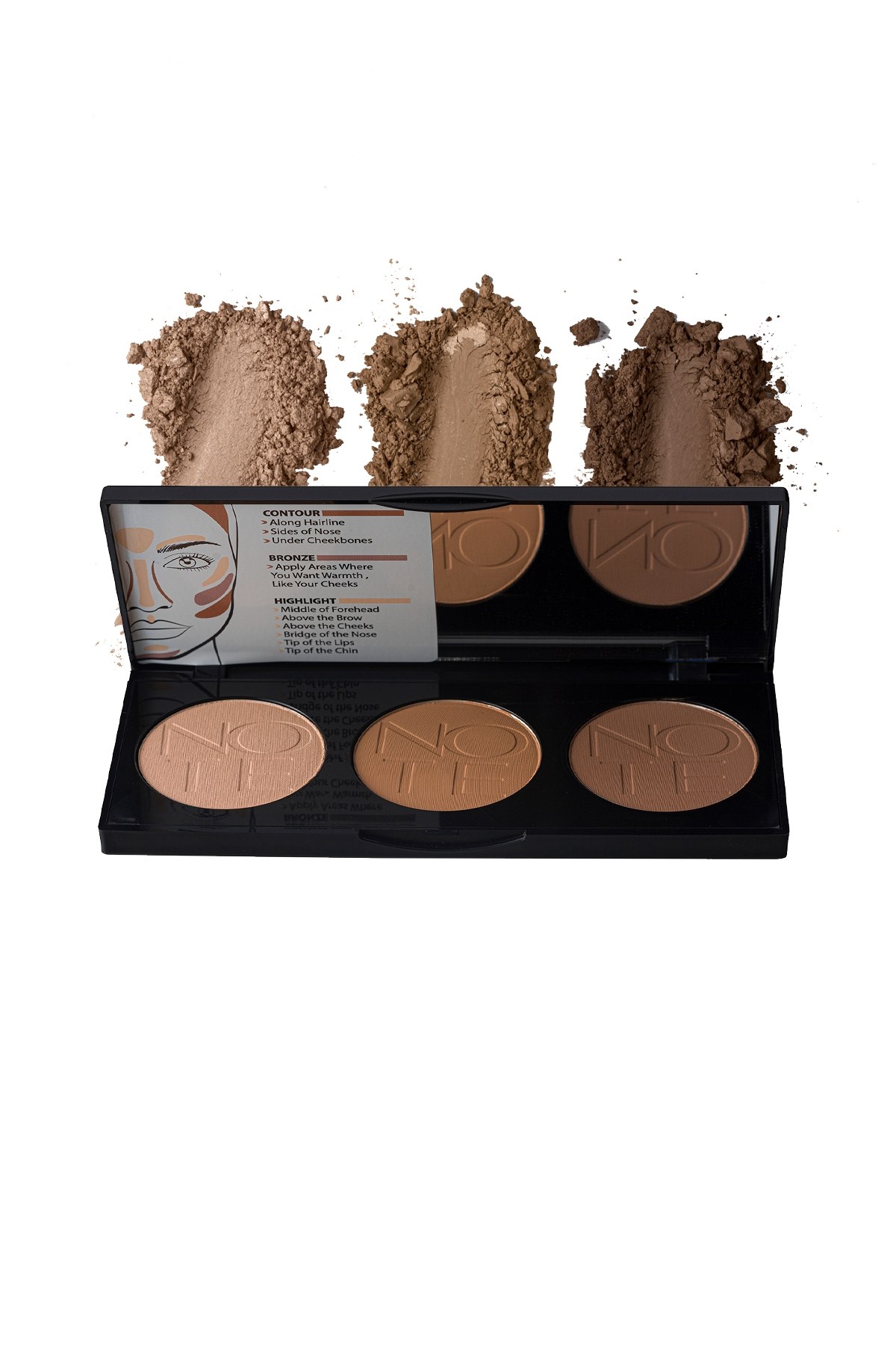 Note Perfecting Pudramsı Kontür Paleti 02 Medium To Dark-30110685