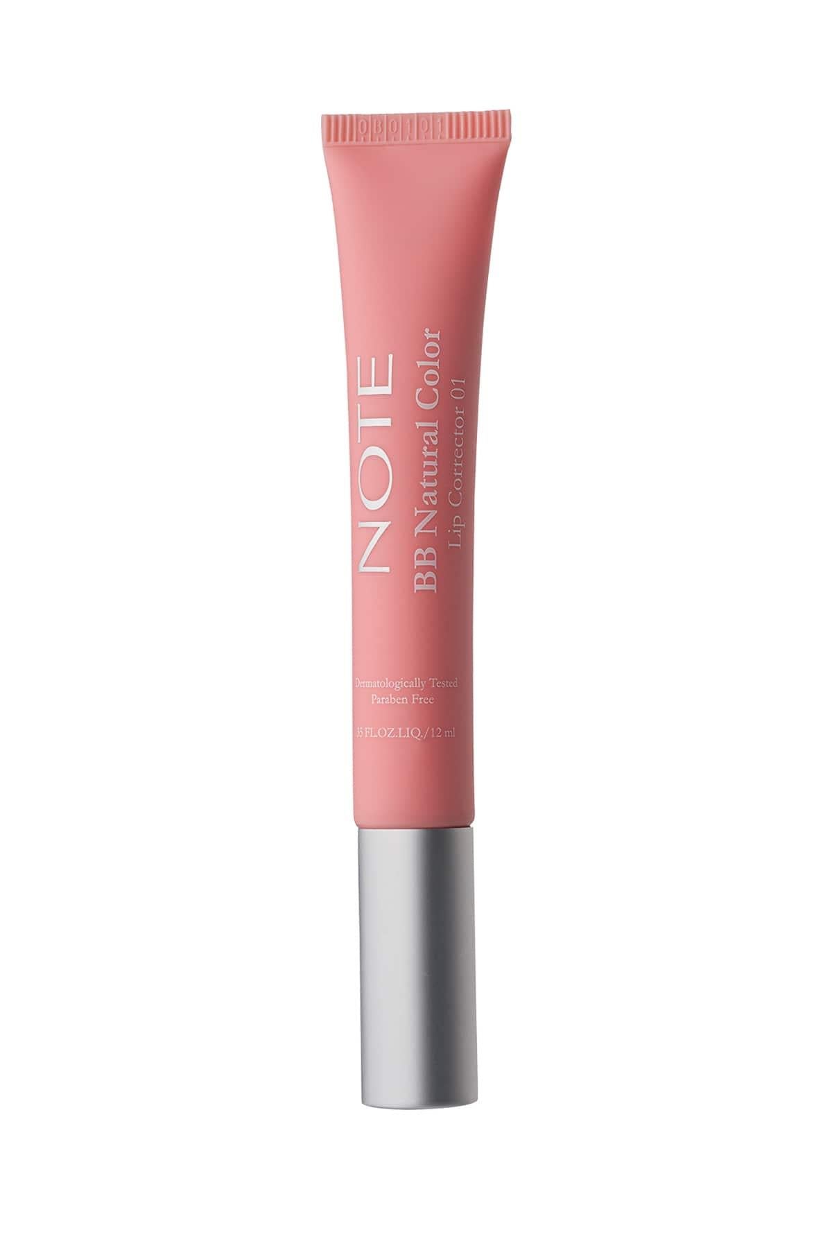 Note BB Lip Corrector 01 Renk Eşitleyici Dudak Parlatıcısı - Pembe-30110693