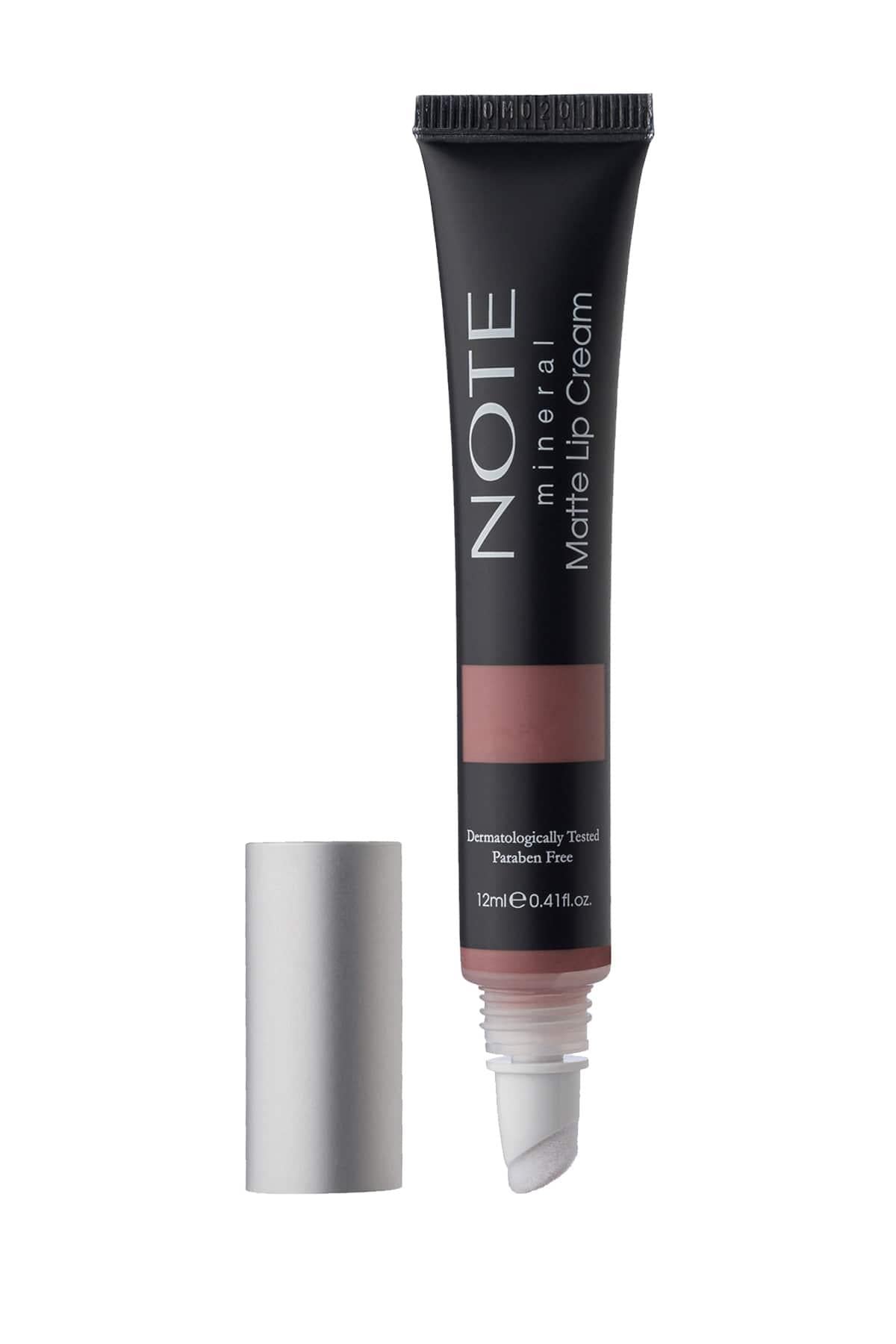 Note Mineral Matte Lip Cream 02 Nude Love Yarı Mat Bitişli Likit Ruj - Nude-30110697