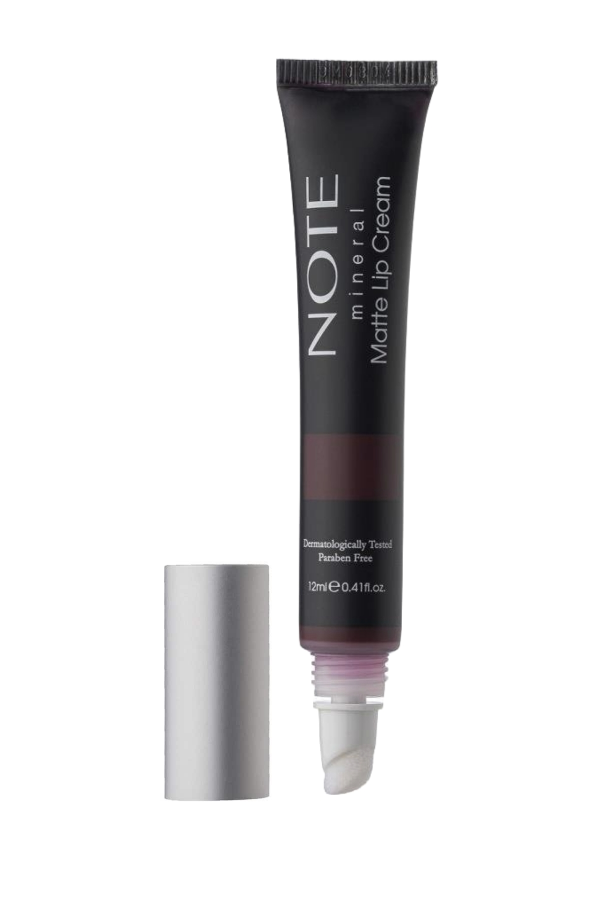 Note Mineral Matte Lip Cream 08 Queen of Night Yarı Mat Bitişli Likit Ruj - Mor-30110703